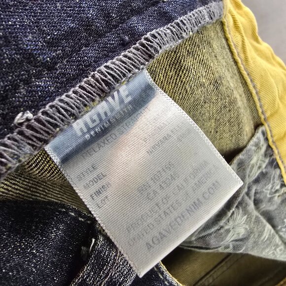 Agave Denim Jeans Mens 42x34 Blue Denim Pragmatist Relaxed Straight USA Made A42 - Picture 8 of 11